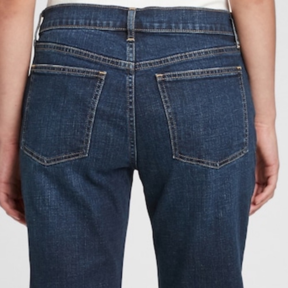 NWT Gap girlfriend jeans 4/27 indigo wash - Picture 4 of 7